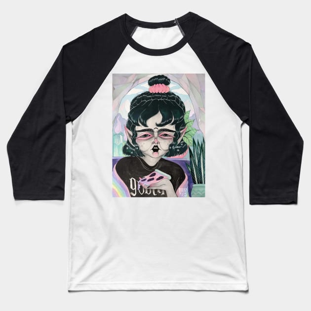 Goblin Maude Baseball T-Shirt by lOll3